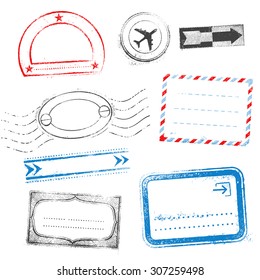A collection of mixed high quality Passport Stamps Designs.