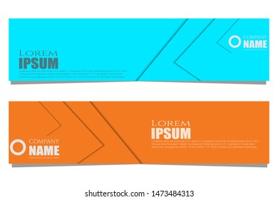 collection of modern abstract banners. Modern design templates for web, landing pages, backgrounds, vector elements.