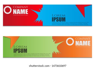 collection of modern abstract banners. Modern design templates for web, landing pages, backgrounds, vector elements