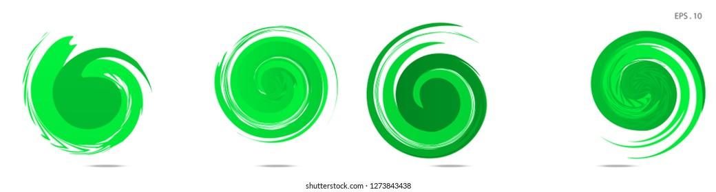 Collection of modern abstract graphic elements. Vortex vector background. Templates for logo design, leaflets or presentations. Vector illustration