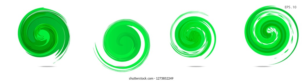 Collection of modern abstract graphic elements. Vortex vector background. Templates for logo design, leaflets or presentations. Vector illustration