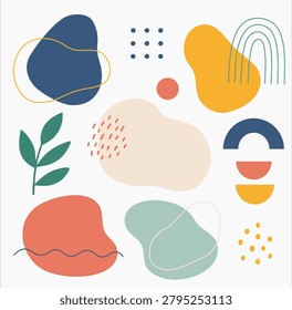 A collection modern abstract
