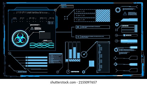 Collection of modern abstract posters. In acid style. Retro futuristic design elements, perspective grid, tunnel, circle. Black and white retro cyberpunk style. Futuristic info boxes layout templates.