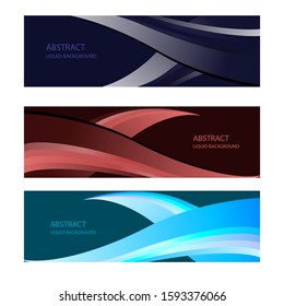collection of modern banner templates. Horizontal banner background design. vector illustration. eps 10
