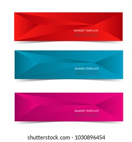 collection of modern banner web isolated on white background