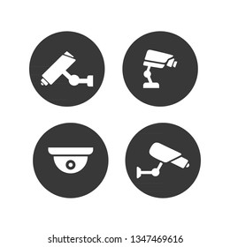 collection of modern CCTV icon