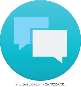 A collection of modern, clean chat bubble icons in various styles, perfect for communication interfaces, social media, and messaging applications.