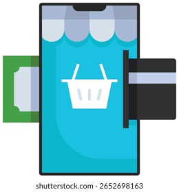 Uma coleção de ícones modernos e limpos projetados para compras on-line, apresentando elementos essenciais de comércio eletrônico para plataformas digitais e interfaces do usuário. Versátil para várias aplicações.