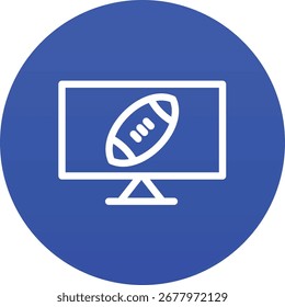 Uma coleção de ícones modernos e limpos que representam vários elementos de notícias esportivas, perfeito para plataformas digitais e publicações. As características incluem tipografia e símbolos gráficos.