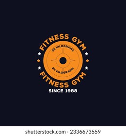 collection modern fitness labels vectors