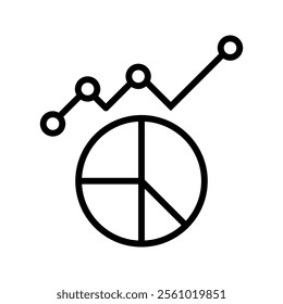  Collection of modern growth outline and black. Set of modern illustrations for mobile apps, web sites, flyers, banners etc isolated on white background.
