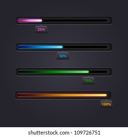 Collection of modern preloaders and progress loading bars