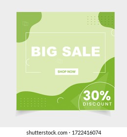 Collection of modern sale banner template Design white square web banners for social media  for photo  transparent color elements