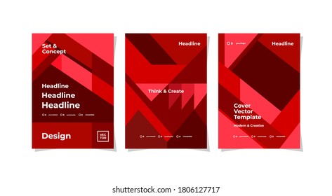 A collection of modern shape layout templates ready for your business such as flyer templates, brochures, banners, posters and flyers for various advertising purposes. A4 vector