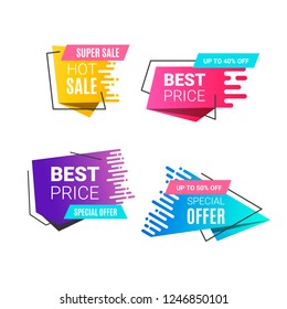 Collection Of Modern Speed Sale Banner Template. 