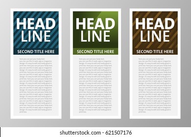 Collection of Modern text box for web, app, magazine... etc. Vector Template.