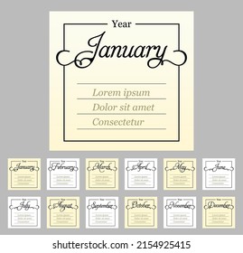 Collection of monthly or weekly planner note paper, to-do list, home interior decor illustrations and stickers templates decorated with inspirational quote. School scheduler and organizer. Flat vector
