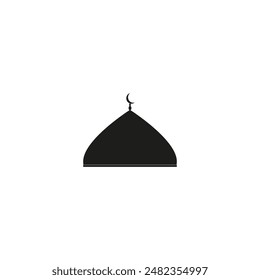 collection of mosque dome designs in flat style on isolated white background. mosque dome design for your website design Logo icon, app, UI. Vector illustration,