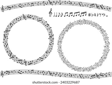 Colección de material de imagen musical