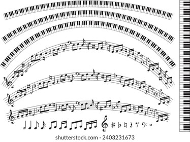Collection of music image materials