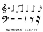 A collection of music notes.