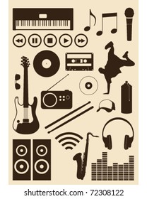 A collection of musical design elements