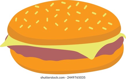 Collection of National Hamburger Day Vector Elements for Templets, Banners, Logos and Other Designs