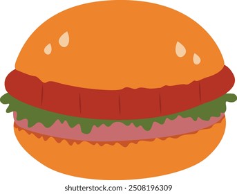 Collection of National Hamburger Day Vector Elements for Templets, Banners, Logos and Other Designs