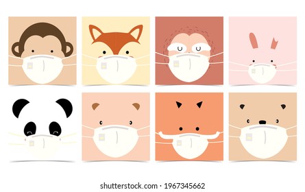 Collection of nature background set with rainbow,sun,moon.Editable vector illustration for website, invitation,postcard and poster