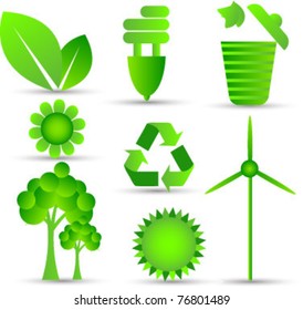 collection of nature elements