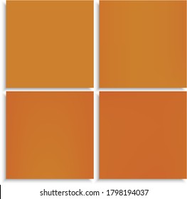Collection of new abstract colorful backgrounds. Vector illustration elements. Colorful backdrop with soft shadow. Orange trendy, natural blurred colors and elegant templates.