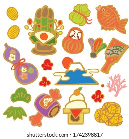 It is a collection of new year's illustrations
