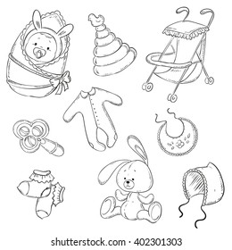 Collection of newborn children