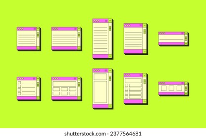 Collection of Note List Window
