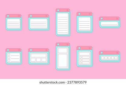 Collection of Note List Window