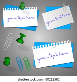 Collection of Notepaper, Envelope and Accessories Templates