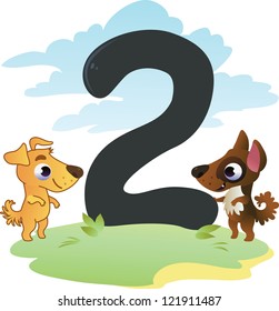 Collection number for kids: farm animals - number 2, dogs