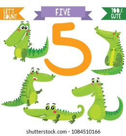 Collection of numbers with animals.From 1 to 10- Set for kids learning to count and to write.