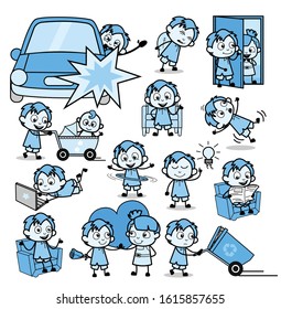 Collection of Office Guy - Set of Concepts Vector illustrations
