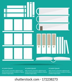 A collection of office related objects