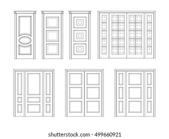 2,954 Office door line drawing Images, Stock Photos & Vectors ...