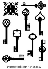 Collection of old keys