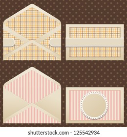 Collection of old  vintage envelopes.