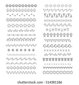 Collection ornamental element for border