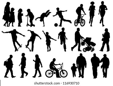 Collection of Outdoors and Active People