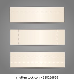 Collection of paper. Vector