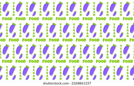 Collection with pattern vegan fruit on white background for textile design. White color background. Vector drawing. Green natural background. Healthy vegan food. Healthy eating. Vector illustration