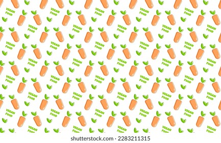 Collection with pattern vegan fruit on white background for textile design. White color background. Vector drawing. Green natural background. Healthy vegan food. Healthy eating. Vector illustration