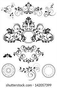  Collection of patterns and round frames 