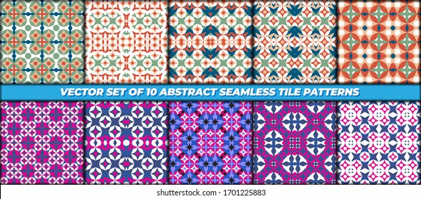 collection of patterns with various unique motifs and colors